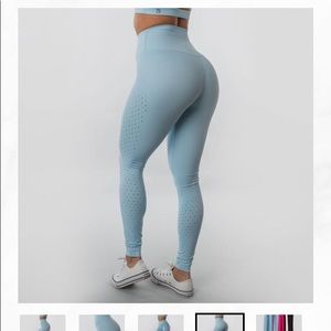 Baby blue allure leggings